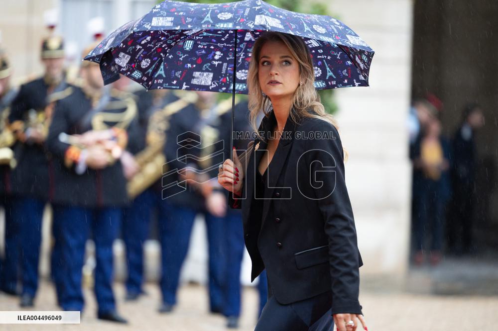 State diner with Brazilian President at the Elysee - Paris