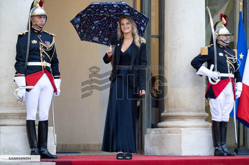 State diner with Brazilian President at the Elysee - Paris
