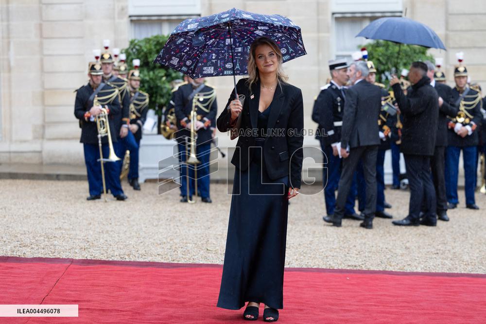 State diner with Brazilian President at the Elysee - Paris