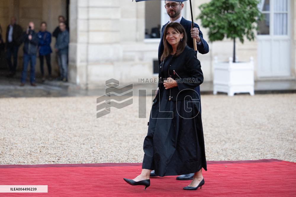State diner with Brazilian President at the Elysee - Paris