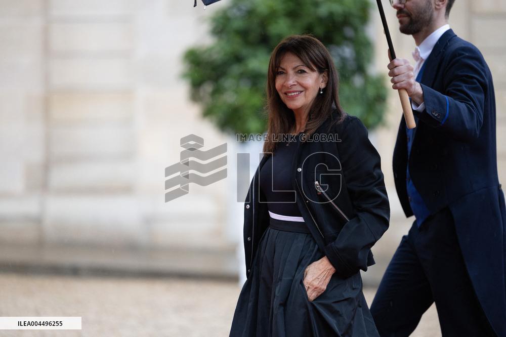 State diner with Brazilian President at the Elysee - Paris