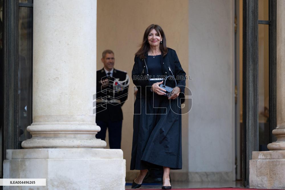 State diner with Brazilian President at the Elysee - Paris
