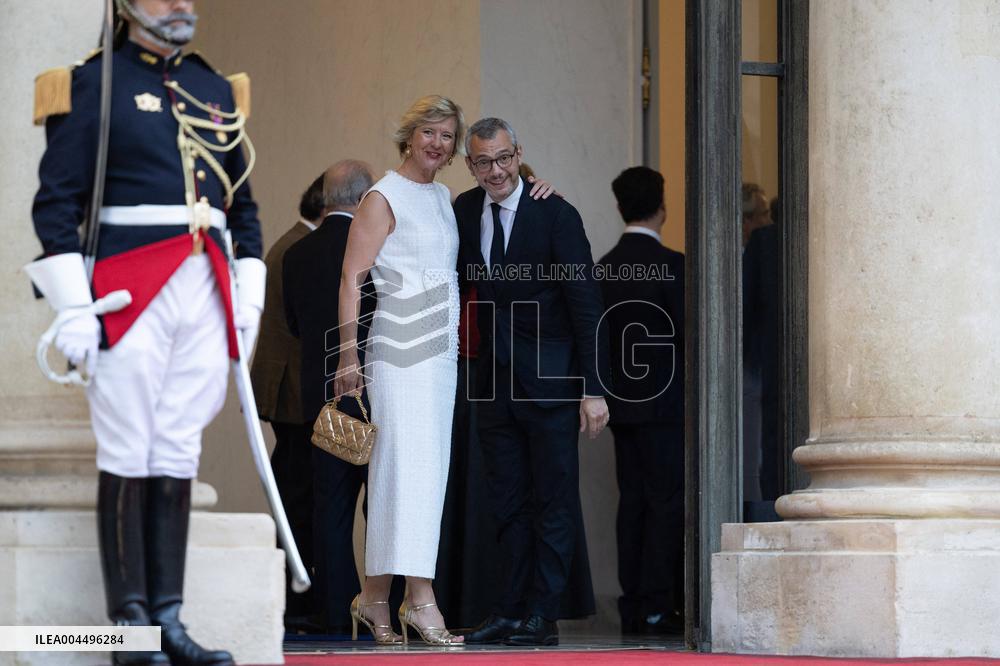 State diner with Brazilian President at the Elysee - Paris