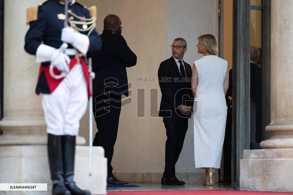 State diner with Brazilian President at the Elysee - Paris