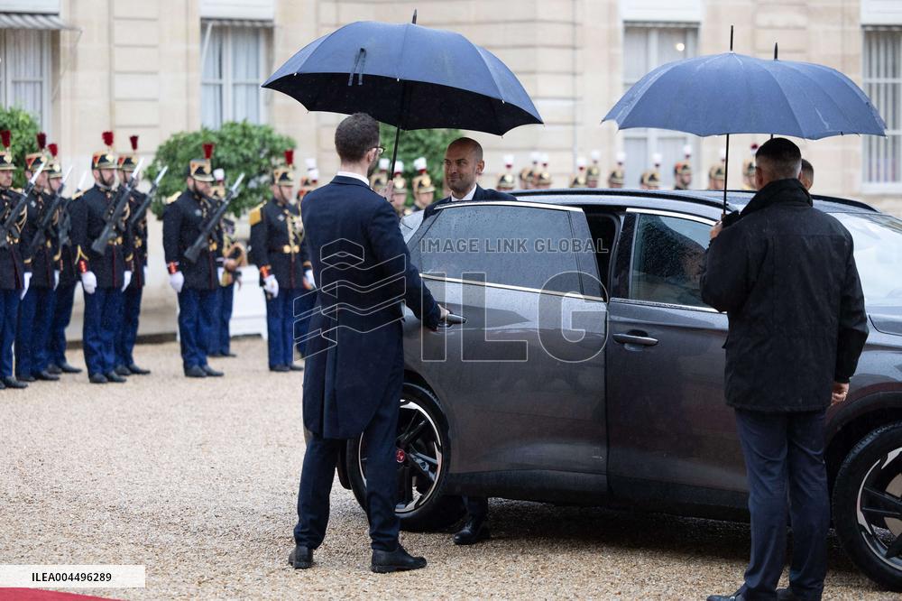 State diner with Brazilian President at the Elysee - Paris