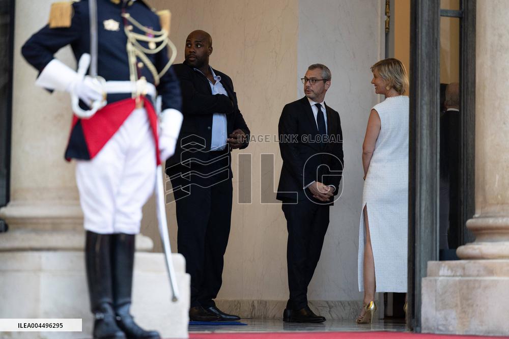 State diner with Brazilian President at the Elysee - Paris