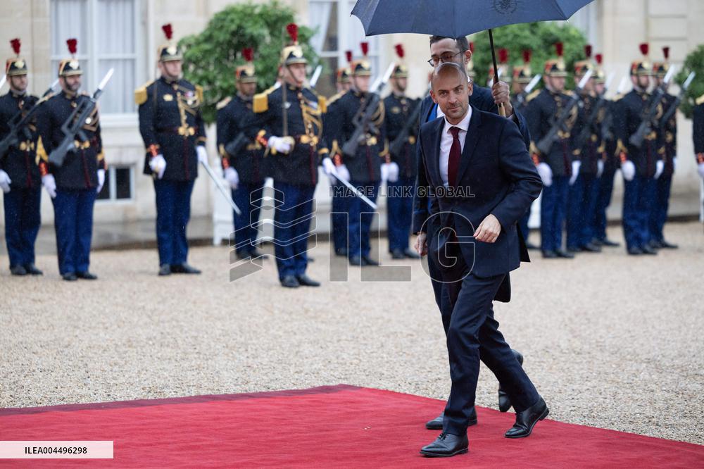 State diner with Brazilian President at the Elysee - Paris