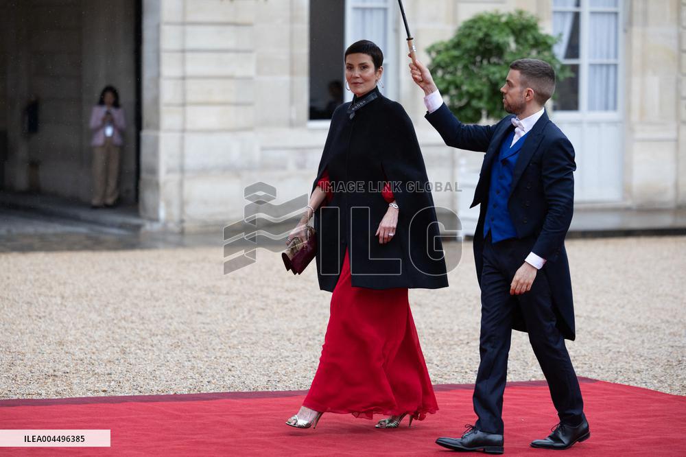 State diner with Brazilian President at the Elysee - Paris