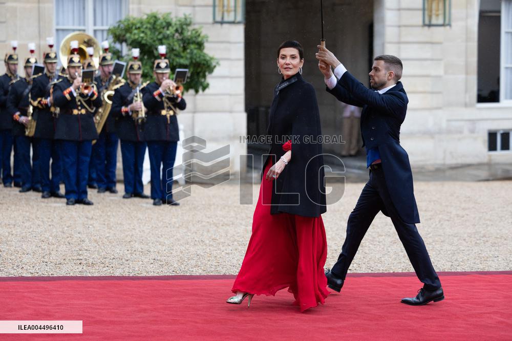 State diner with Brazilian President at the Elysee - Paris