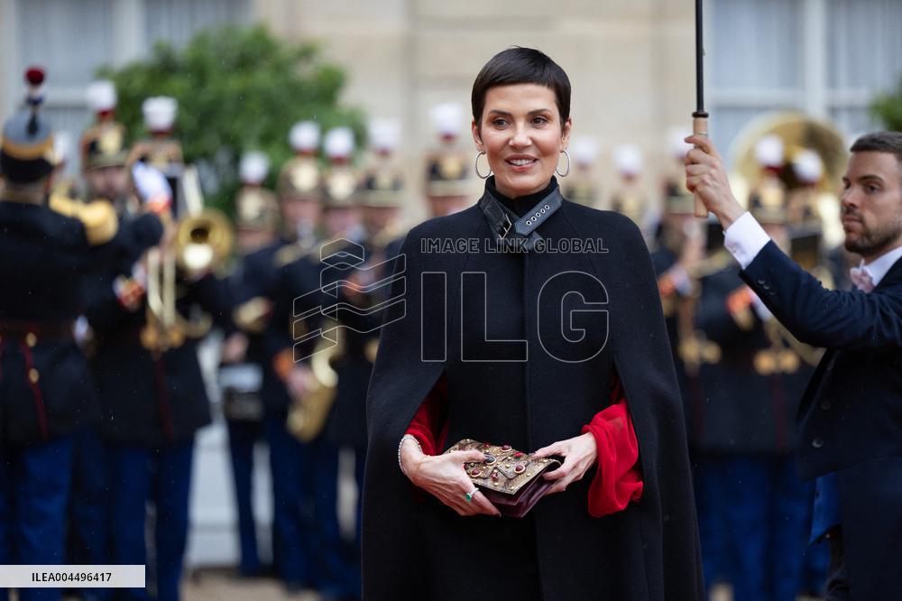 State diner with Brazilian President at the Elysee - Paris