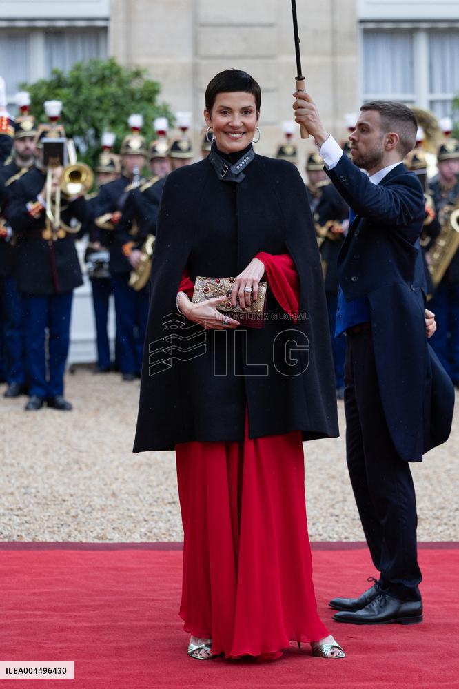 State diner with Brazilian President at the Elysee - Paris