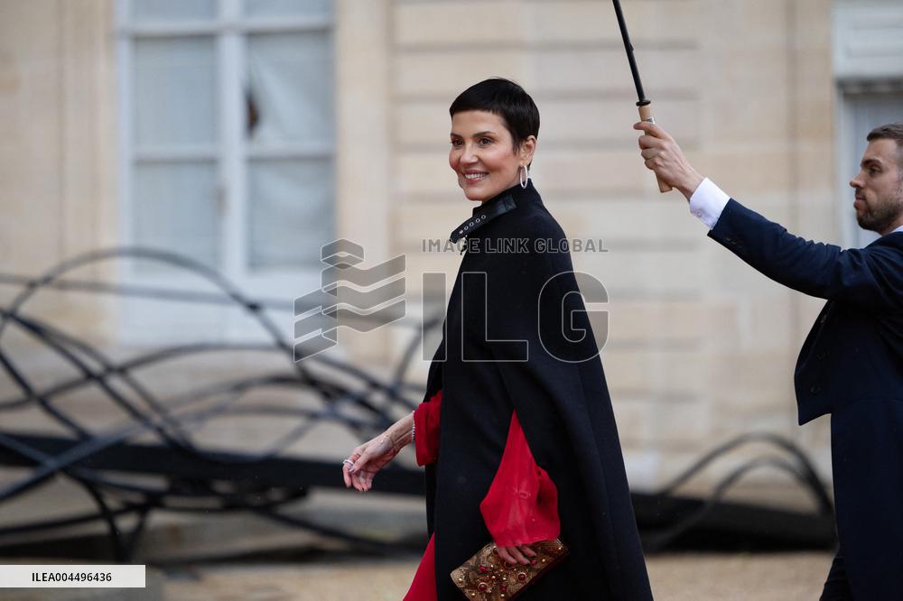 State diner with Brazilian President at the Elysee - Paris