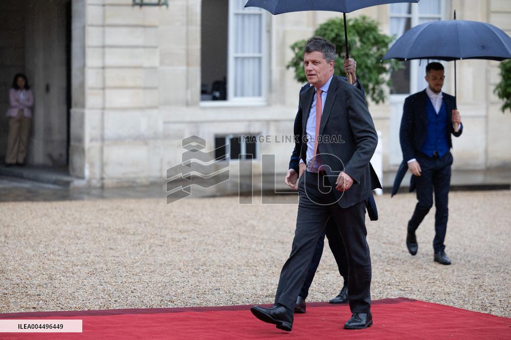 State diner with Brazilian President at the Elysee - Paris