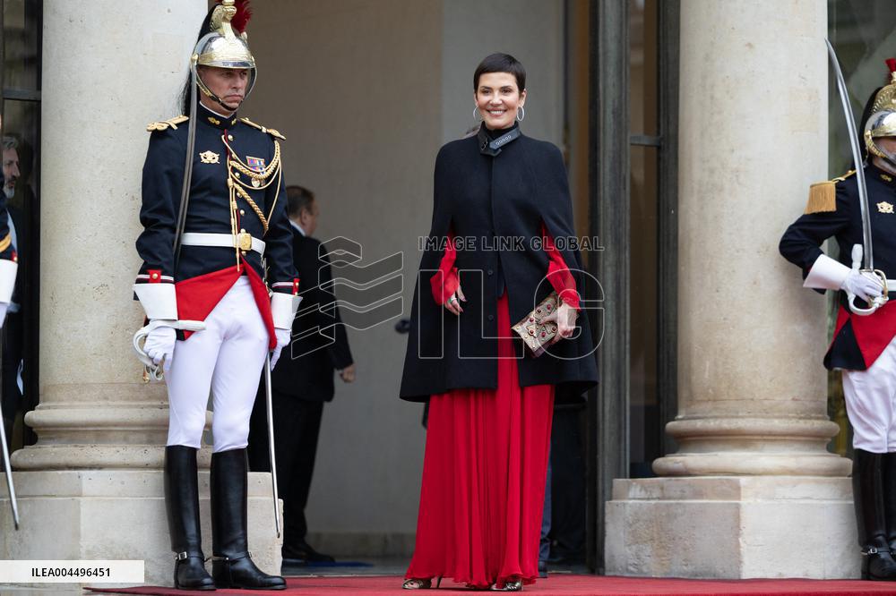 State diner with Brazilian President at the Elysee - Paris