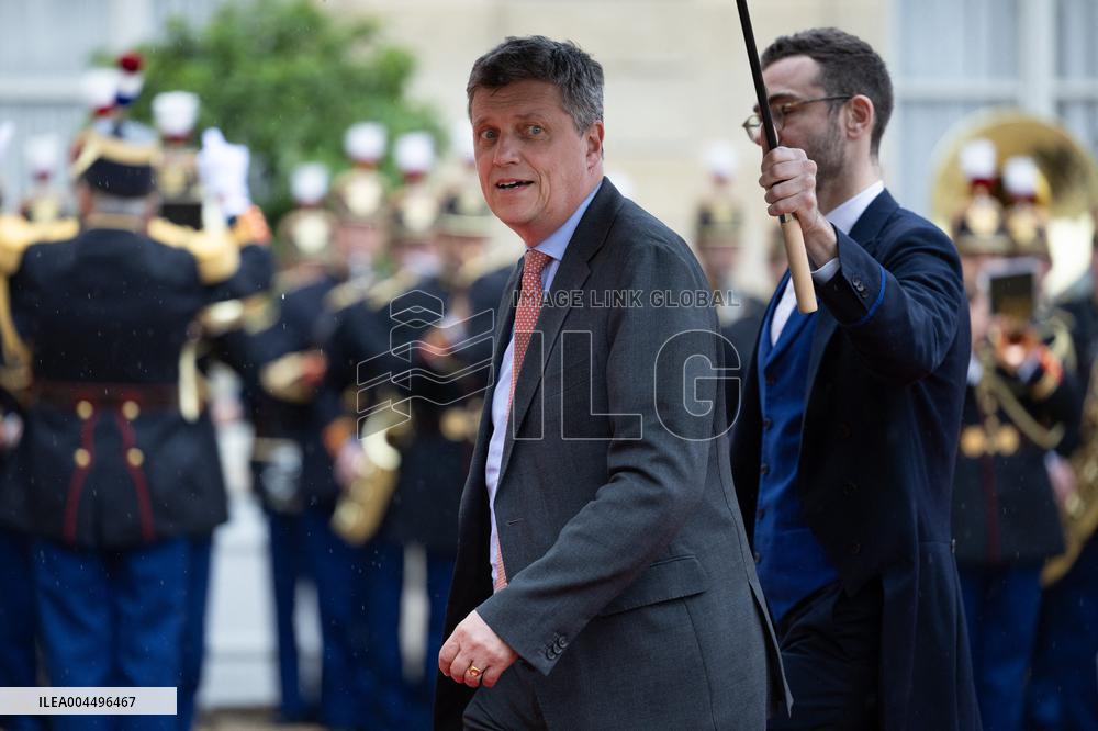 State diner with Brazilian President at the Elysee - Paris