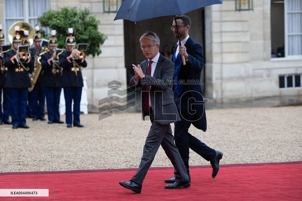 State diner with Brazilian President at the Elysee - Paris