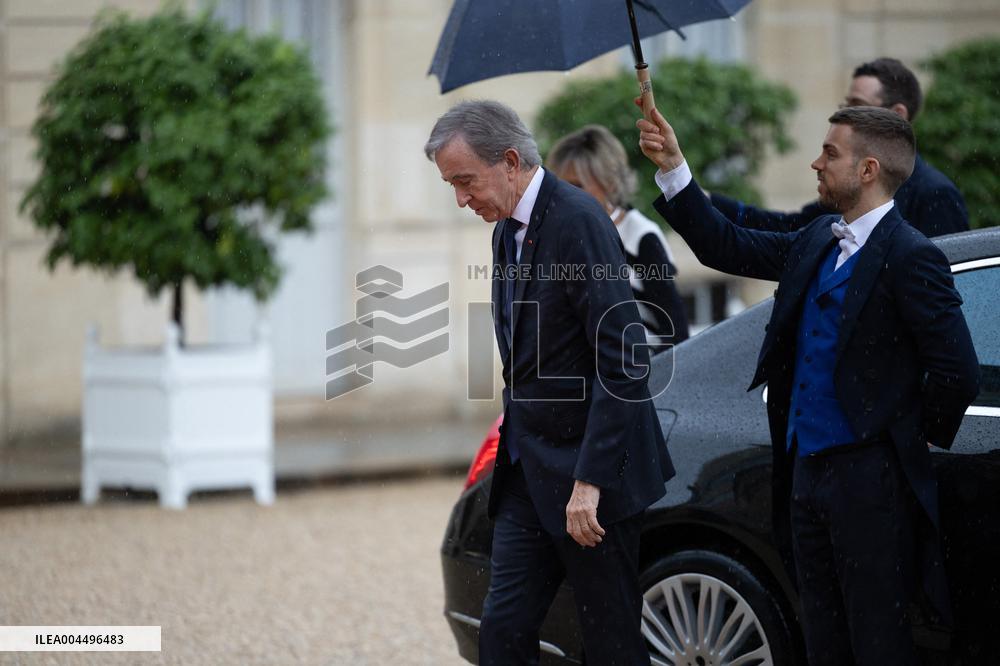 State diner with Brazilian President at the Elysee - Paris
