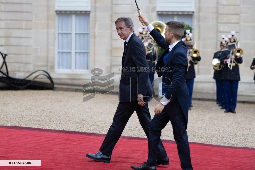 State diner with Brazilian President at the Elysee - Paris