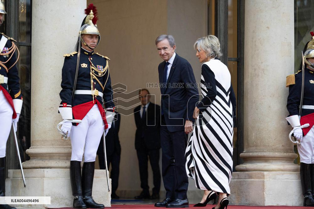 State diner with Brazilian President at the Elysee - Paris