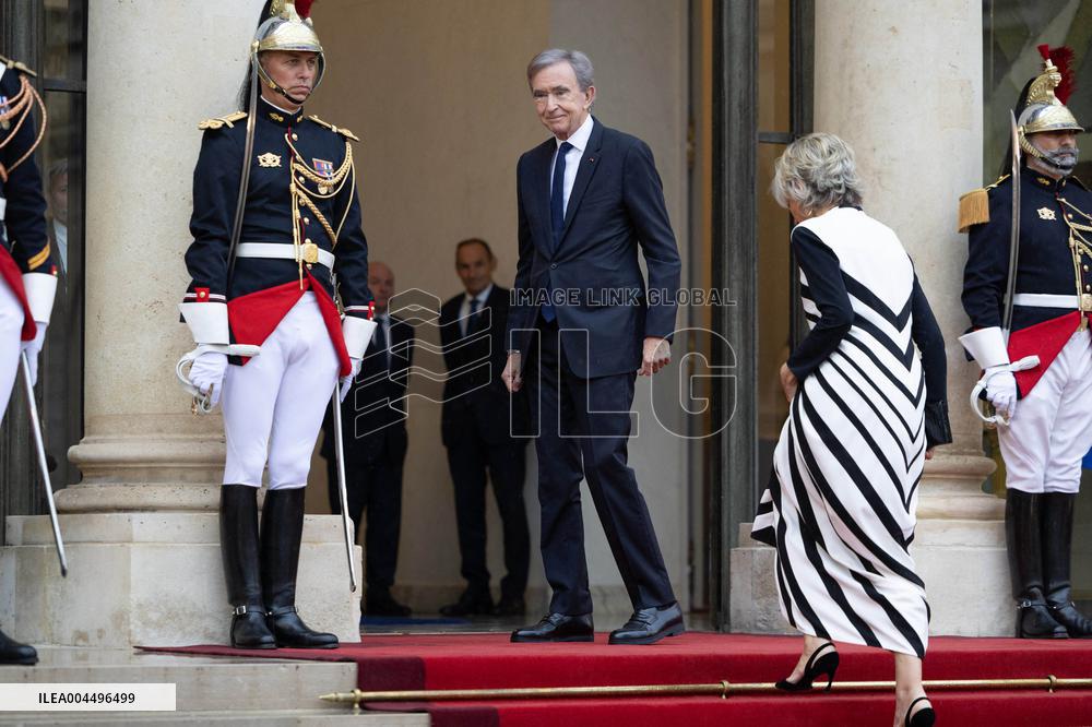 State diner with Brazilian President at the Elysee - Paris