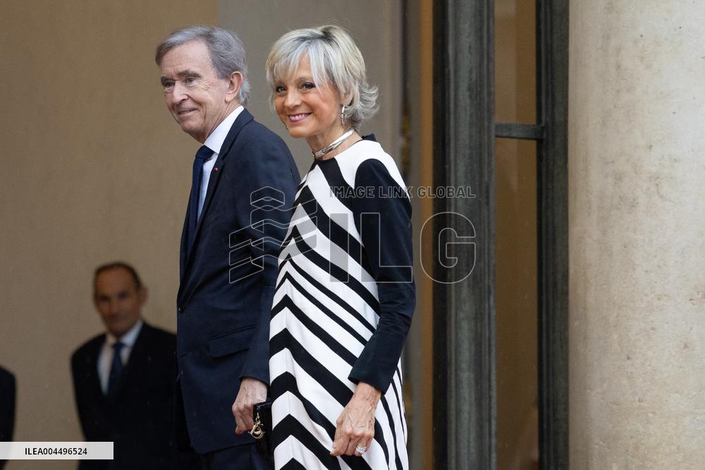 State diner with Brazilian President at the Elysee - Paris