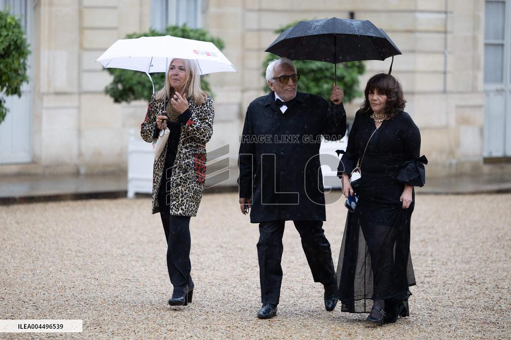 State diner with Brazilian President at the Elysee - Paris