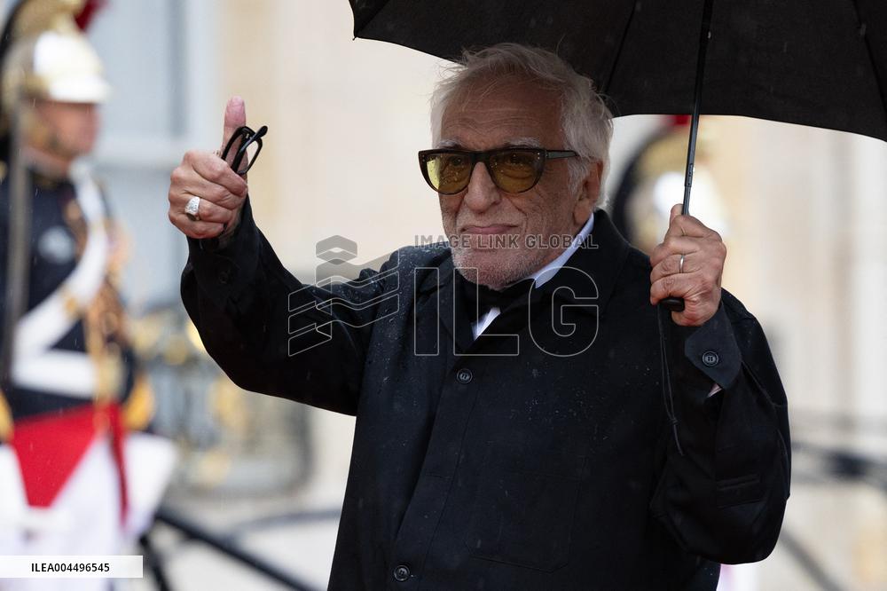 State diner with Brazilian President at the Elysee - Paris