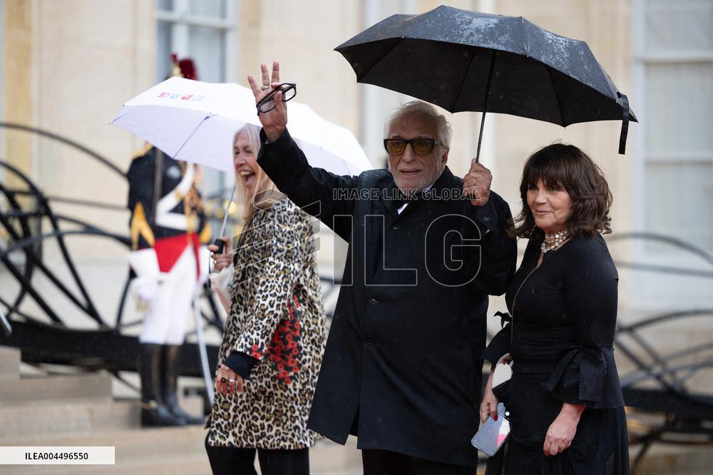 State diner with Brazilian President at the Elysee - Paris