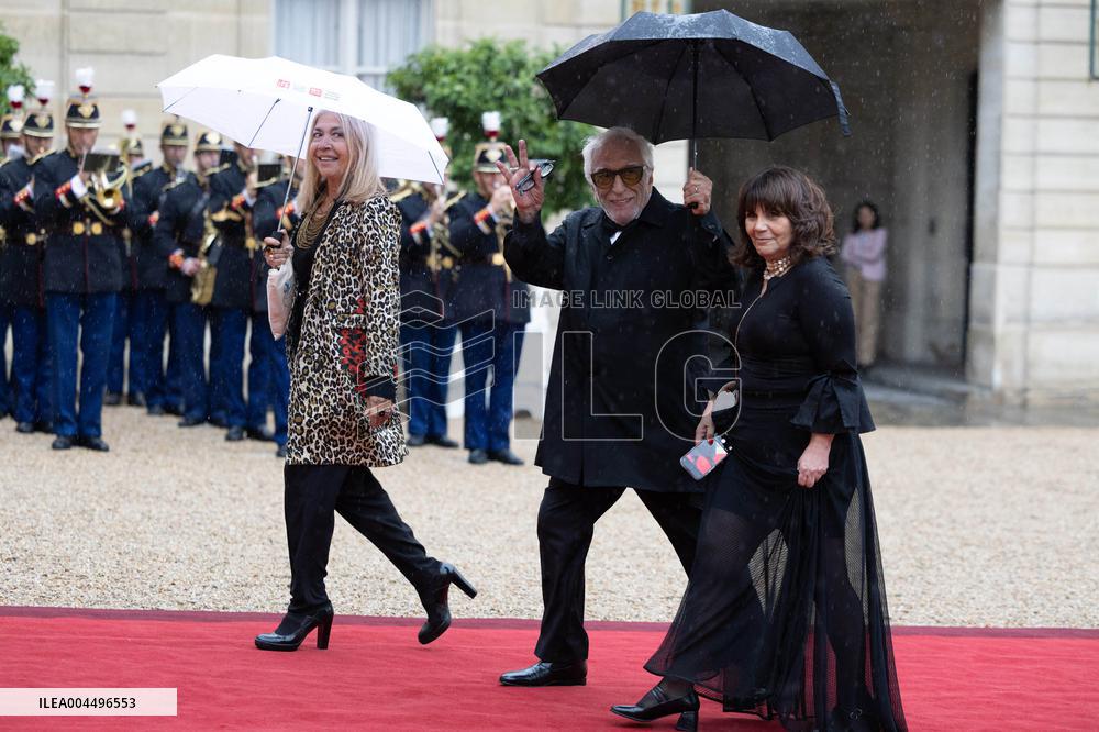 State diner with Brazilian President at the Elysee - Paris