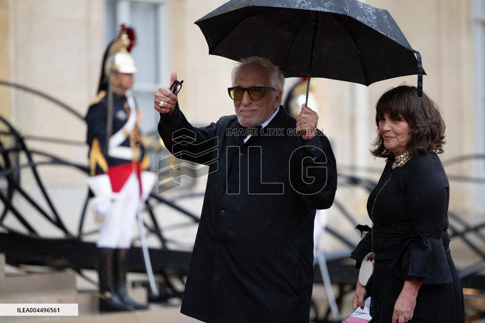 State diner with Brazilian President at the Elysee - Paris