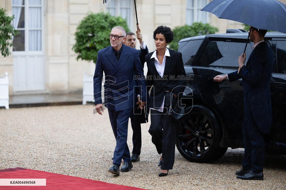 State diner with Brazilian President at the Elysee - Paris