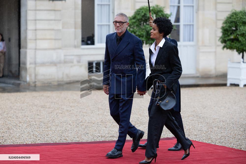 State diner with Brazilian President at the Elysee - Paris