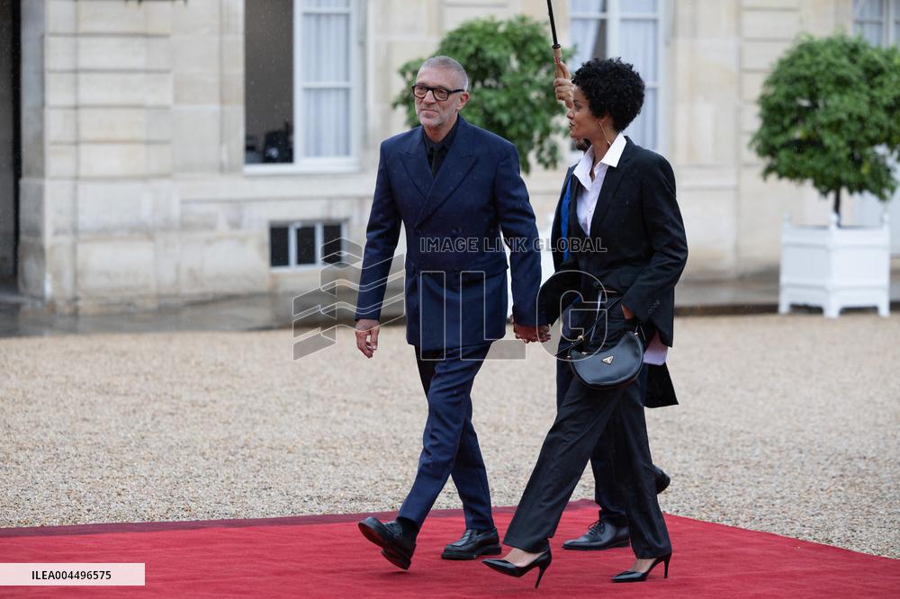 State diner with Brazilian President at the Elysee - Paris