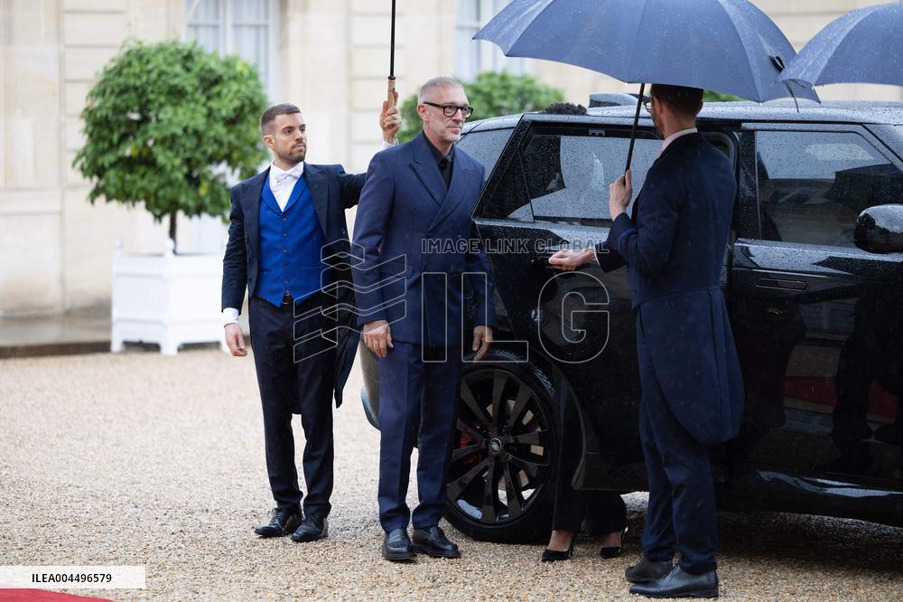 State diner with Brazilian President at the Elysee - Paris