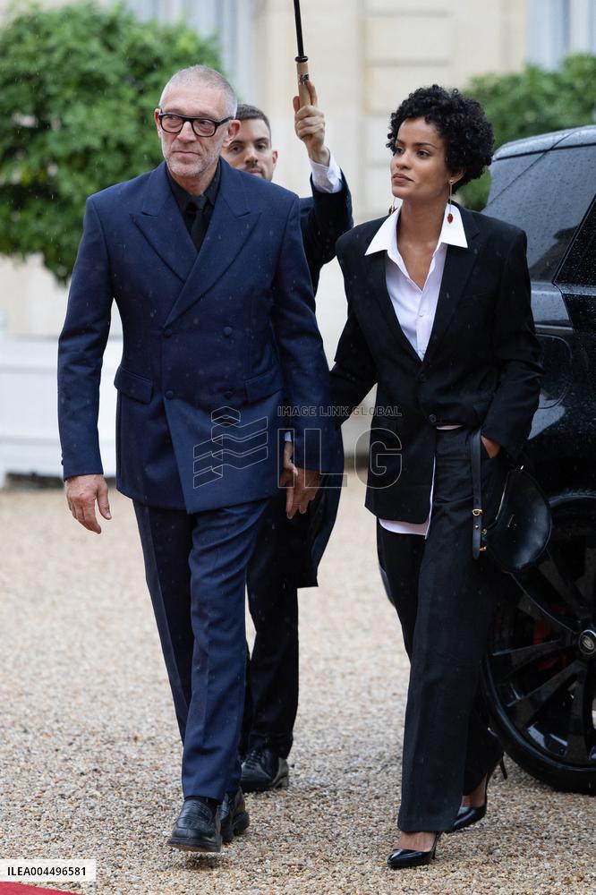 State diner with Brazilian President at the Elysee - Paris