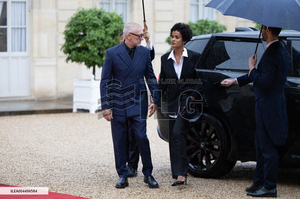 State diner with Brazilian President at the Elysee - Paris
