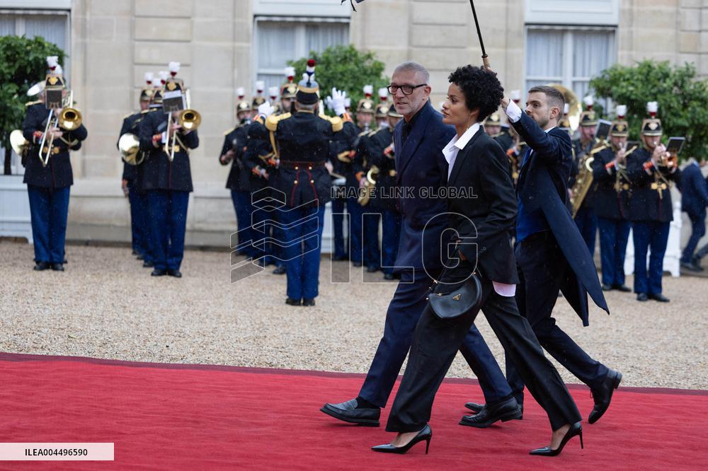 State diner with Brazilian President at the Elysee - Paris