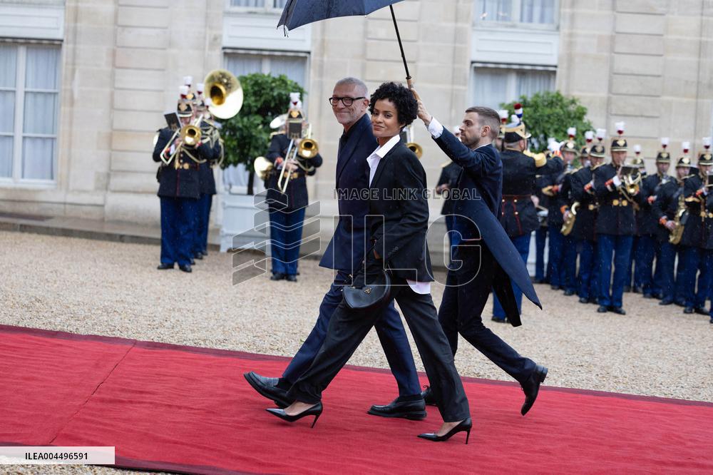 State diner with Brazilian President at the Elysee - Paris