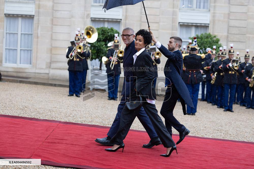 State diner with Brazilian President at the Elysee - Paris