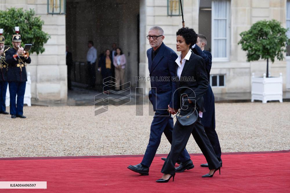 State diner with Brazilian President at the Elysee - Paris