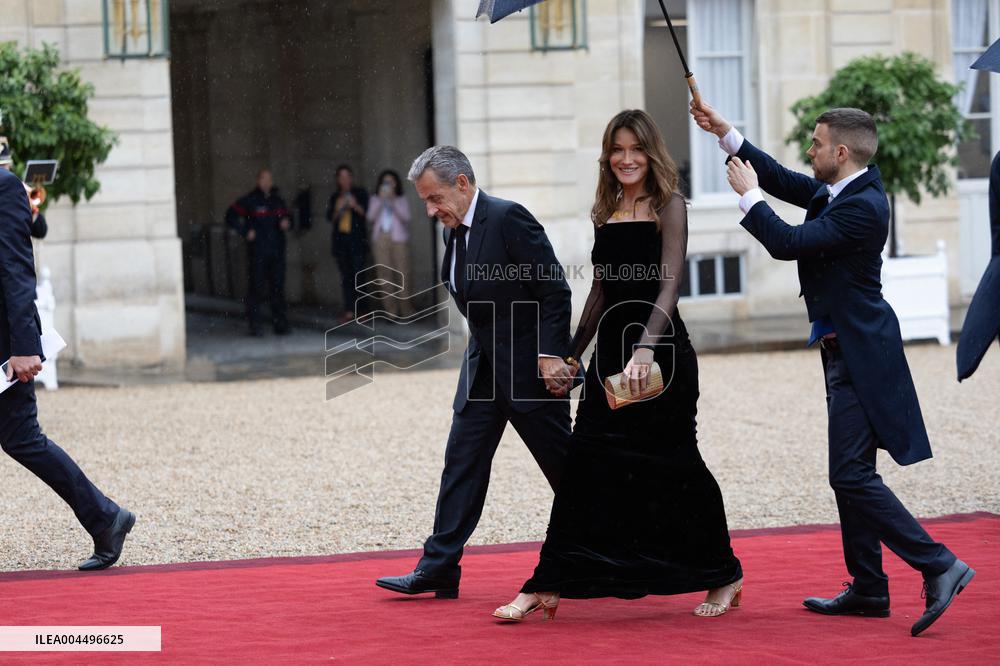 State diner with Brazilian President at the Elysee - Paris