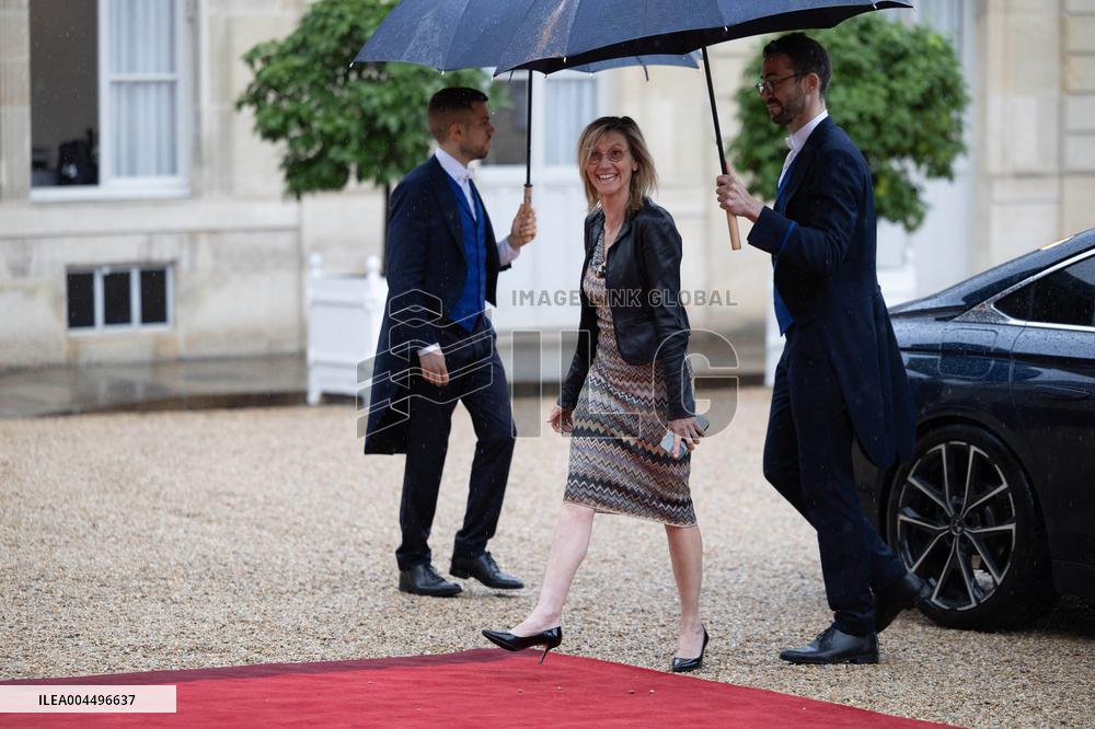 State diner with Brazilian President at the Elysee - Paris