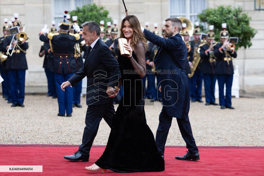 State diner with Brazilian President at the Elysee - Paris