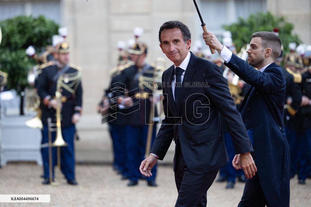 State diner with Brazilian President at the Elysee - Paris