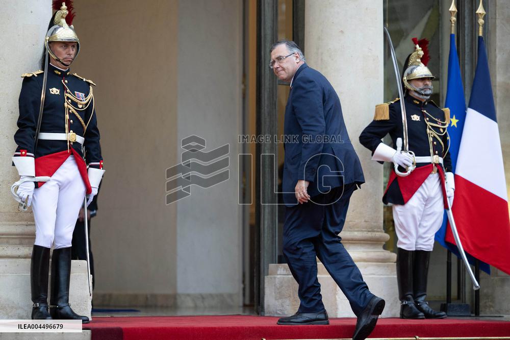 State diner with Brazilian President at the Elysee - Paris