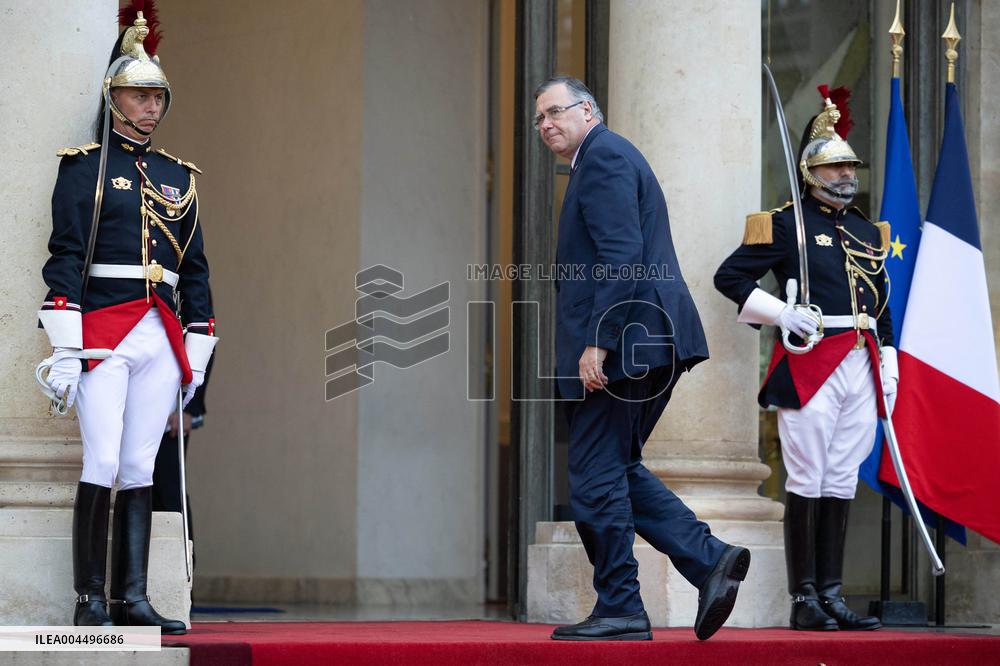 State diner with Brazilian President at the Elysee - Paris
