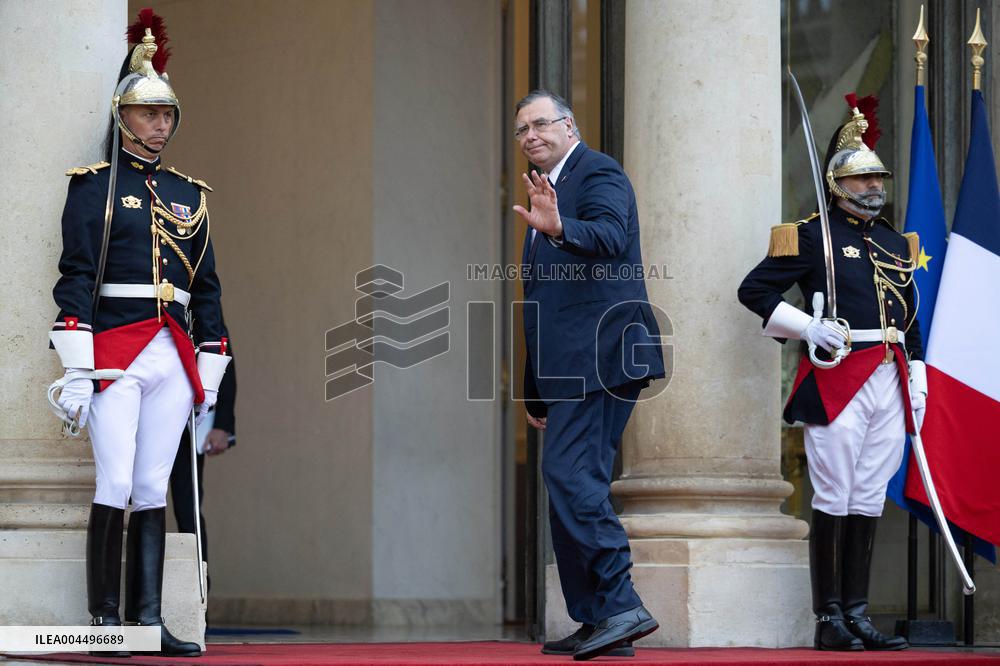 State diner with Brazilian President at the Elysee - Paris