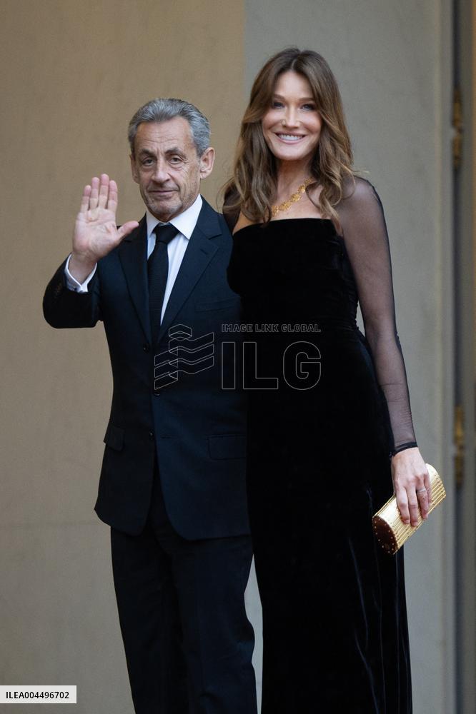 State diner with Brazilian President at the Elysee - Paris