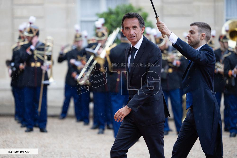 State diner with Brazilian President at the Elysee - Paris