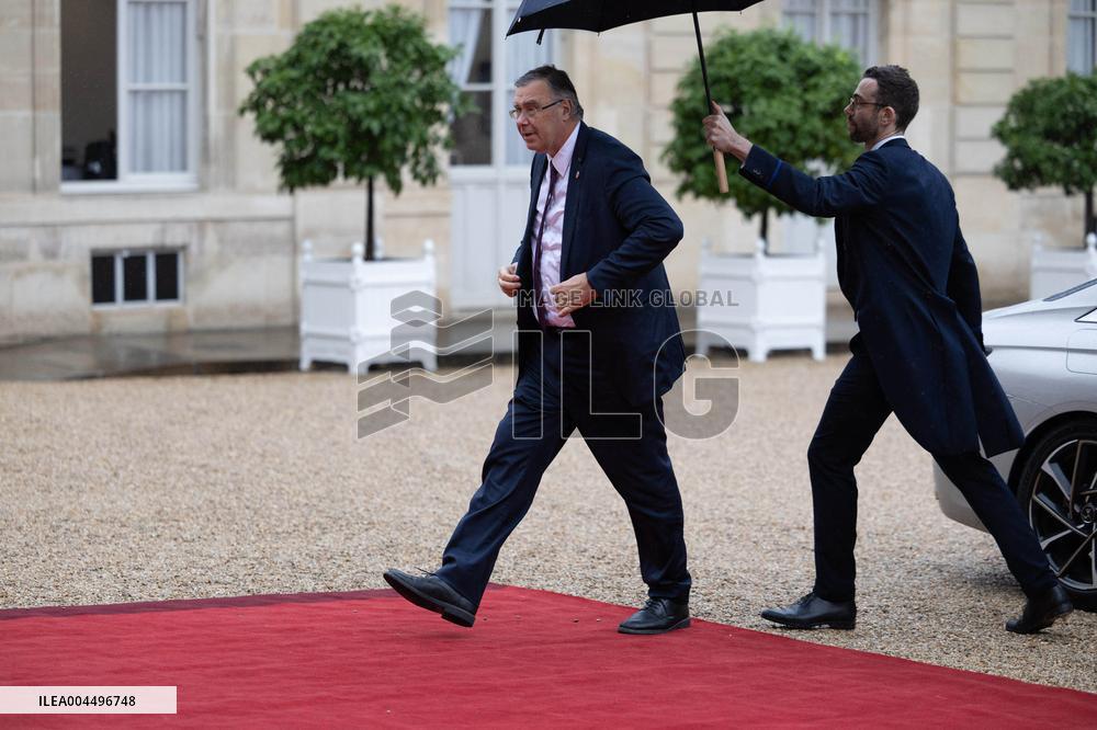 State diner with Brazilian President at the Elysee - Paris